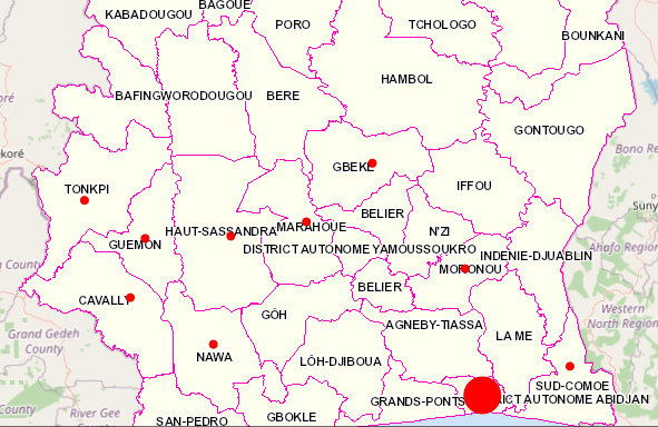 Covid 19 Tracking map ci